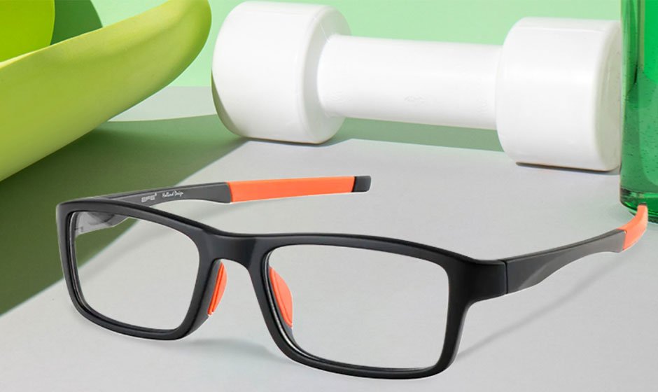 Myron-Rectangle-Black-Orange-Sports-Glasses-E05699A