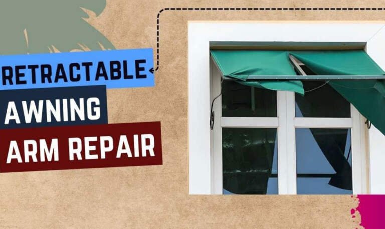 Damaged-awning-arm-that-requires-retractable-awning-arm-repair