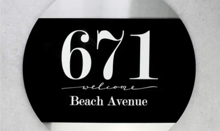 A Closer Look at House Number Signs