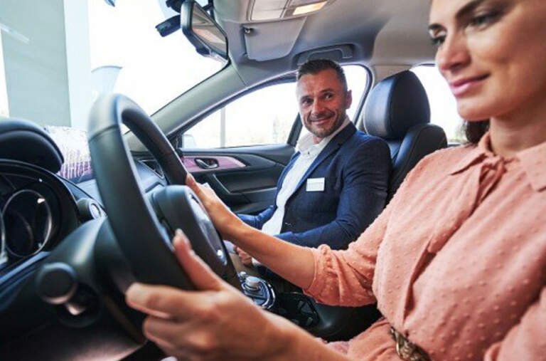 Test Drive at a Ford Dealership