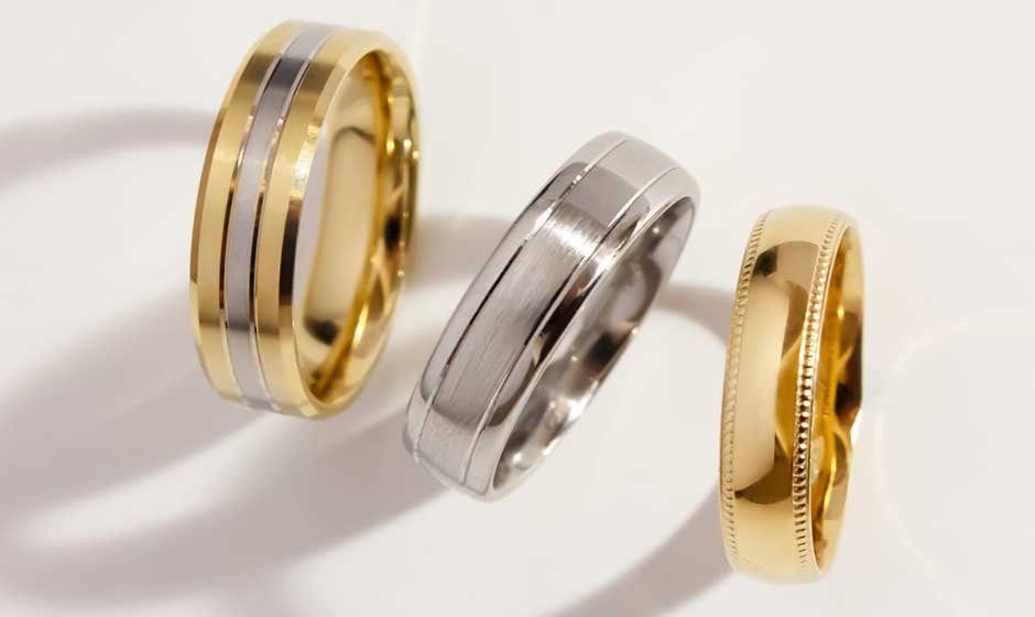 Find the Perfect White Gold Wedding Band for Him Today