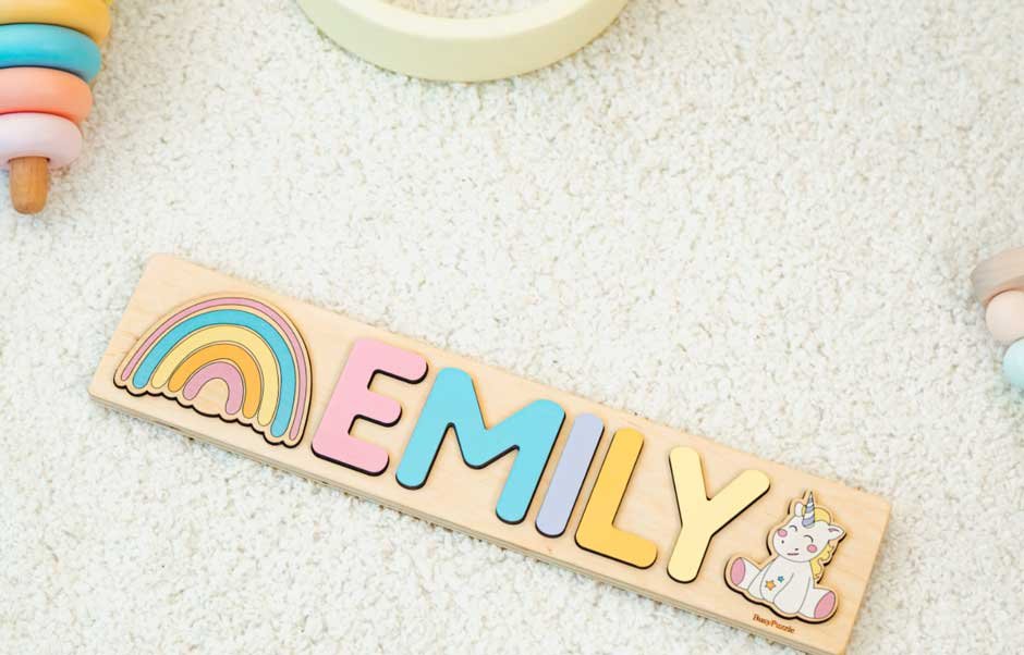 Wooden Personalized Name Puzzles for Kids – A Unique Approach to Play and Development