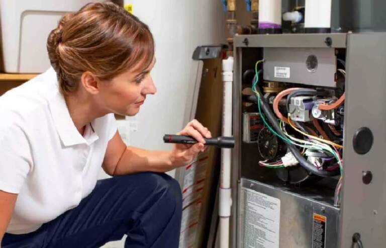 How do you troubleshoot common furnace problems before calling a technician?