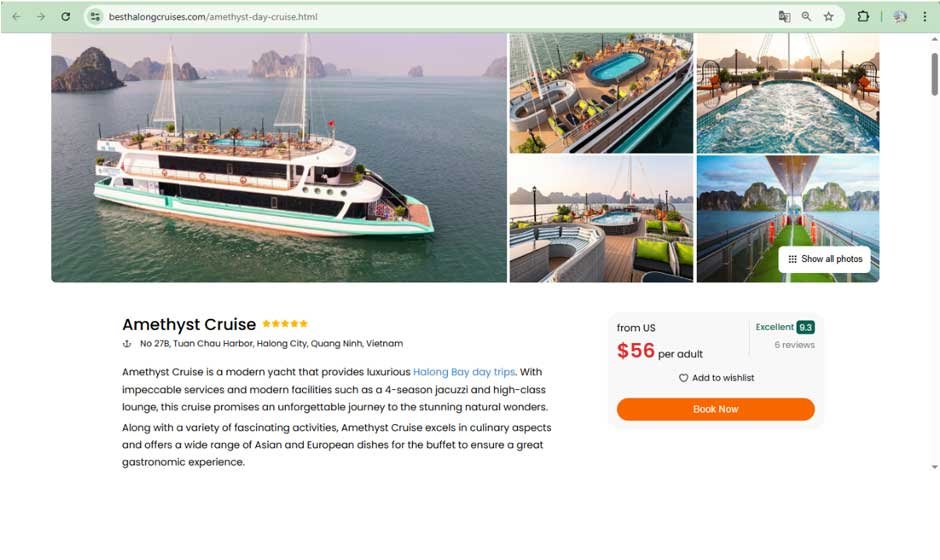 A Day to Remember: My Scenic Halong Bay Journey on Amethyst Cruise