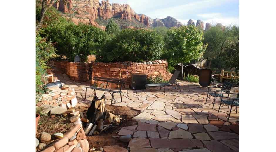 Flagstone Patios Crafted by a Master Stone Mason
