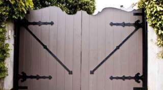 Enhance Your Doors with Faux Straps and Decorative Hinges