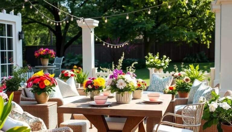 Outdoor Backyard Décor Ideas for Spring Gatherings